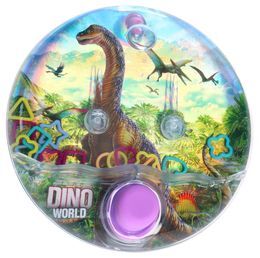 Okragła gierka wodna DINOZAURY gra zręcznościowa  1