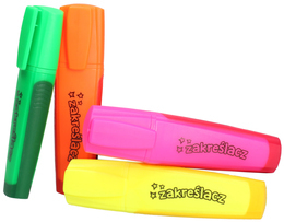 Marker zakreślacze neon 4szt 1
