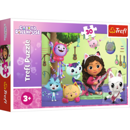 Puzzle 30 Gabi i jej uroczy domek 1
