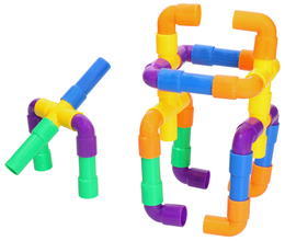Klocki przestrzenne 3D RURKI 1