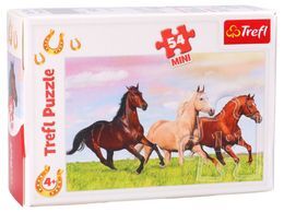 Puzzle 54 mini  ŚWIAT KONI 1
