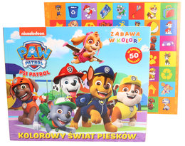 Kolorowanka PSI PATROL Kolorowy świat piesków 1