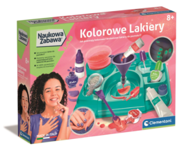 Kolorowe lakiery Naukowa Zabawa LAB Clementoni 1