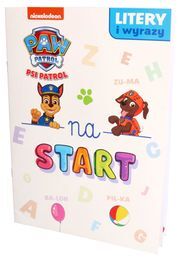 Książeczka LITERY I WYRAZY na start PSI PATROL zeszyt zadań 1
