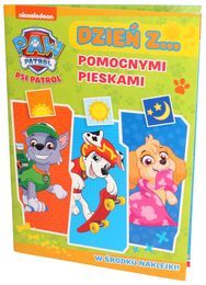Książeczka DZIEŃ Z ... POMOCNYMI PIESKAMI zeszyt zadań PSI PATROL 1