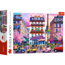 Puzzle 4000 Wiosna w Paryżu 1