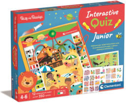 Gra edukacyjna INTERAKTYWNY QUIZ JUNIOR Clementoni 1