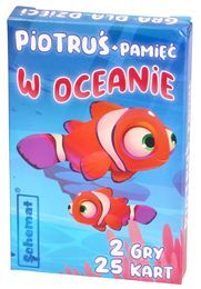Karty Piotruś W OCEANIE 2 gry MEMO 1