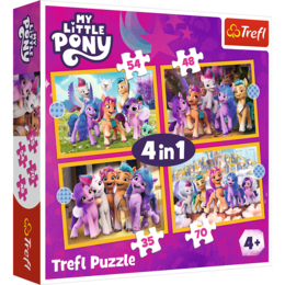 Puzzle 4w1 Poznaj Kucyki Pony My Little Pony  1