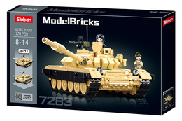 Klocki Sluban CZOŁG T-72B3 Main Battle Model Bricks 1