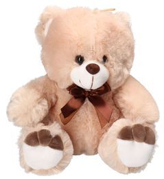 Maskotka MIŚ Z KOKARDKĄ 26cm 1