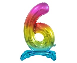 BALON FOLIOWY CYFRA „6” 74cm 1