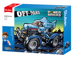 Klocki Sluban  AUTO MONSTER TRUCK SHARK OFF-ROAD POWER BRICKS 273el 1