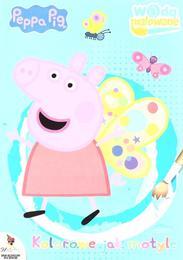 Kolorowanka ŚWINKA PEPPA Kolorowe jak motyle MALOWANIE WODĄ 1