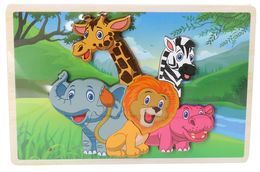 Układanka drewniana ZWIERZĘTA puzzle 1