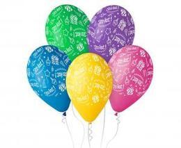 Balony STO LAT urodziny zestaw 5szt 1