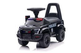 Jeździk z megafonem POLICJA czarny 1
