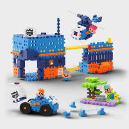 Klocki MINI WAFLE Posterunek Policji CITY 1