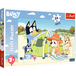 Puzzle 24 MAXI Bluey Wspaniały dzień Bluey 1