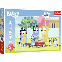 Puzzle 100 Bluey Wesoły dzień Bluey 1