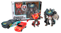 Robot transformacja CARS 2 auta zestaw 1