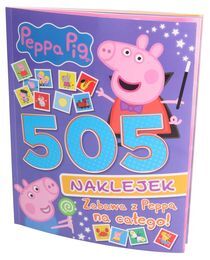 Książka 505 naklejek Zabawa z Peppą na całego! 1