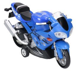 Motocykl z dźwiękiem i światłami, metal, display 1