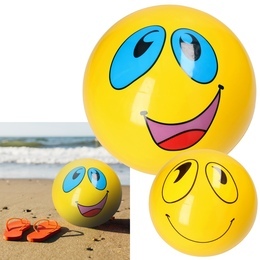 Piłka gumowa BUŹKA smile emotikon 1