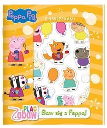 Książka PLAC ZABAW Baw się z Peppą - ŚWINKA PEPPA zeszyt zadań 1