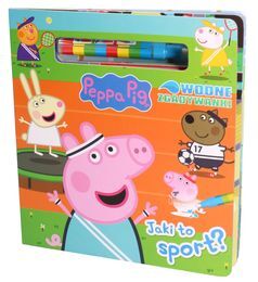 Książka kolorowanka wodna ŚWINKA PEPPA Jaki to sport? 1