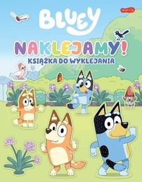 Książka BLUEY Naklejamy! książka do naklejania 1
