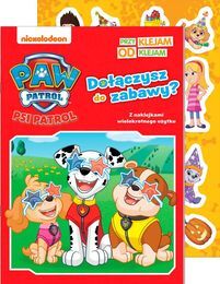 Książka PSI PATROL! Dołączysz do zabawy? Przyklejam odklejam 1