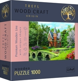 Puzzle 1000 drewniane Wiktoriański dom 1
