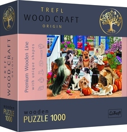Puzzle 1000 drewniane Psia przyjaźń 1