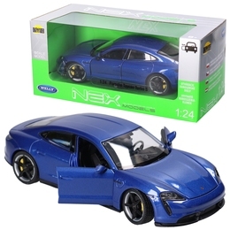 Auto PORSCHE TAYCAN TURBO S 1:24 model metalowy WELLY 1
