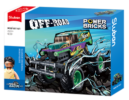 Klocki Sluban  AUTO MONSTER TRUCK OFF-ROAD POWER BRICKS 252el 1