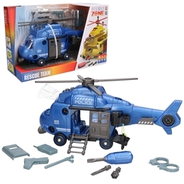 Helikopter do skręcania z dźwiękami POLICJA 1