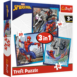 Puzzle 3w1 Pajęczy przyjaciele SPIDERMAN 1
