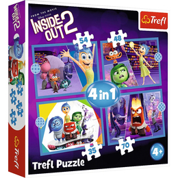 Puzzle 4w1 Emocje rządzą W GŁOWIE SIĘ NIE MIEŚCI 1