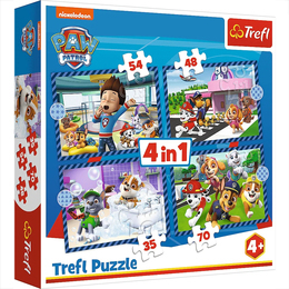 Puzzle 4w1 Psie Sprawy PSI PATROL 1