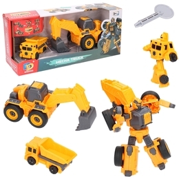 Koparka i wywrotka TRANSFORMACJA w roboty 1