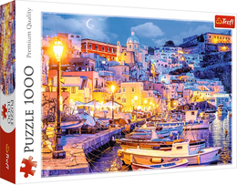Puzzle 1000 Wyspa Pracida nocą WŁOCHY 1