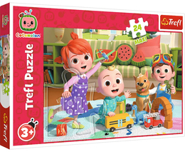 Puzzle 24 Maxi COCOMELON Gotowi na przygodę 1