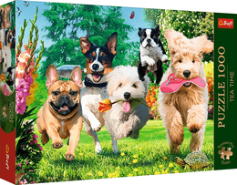 Puzzle 1000 Nadchodzą kłopoty PIESKI - Puzzle Premium Plus Tea Time 1