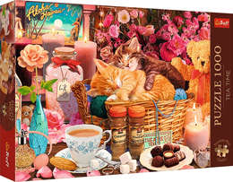 Puzzle 1000 Wszystko co przyjemne - Puzzle Premium Plus Tea Time 1