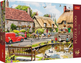 Puzzle 1000 Lato w miasteczku  - Puzzle Premium Plus Tea Time 1