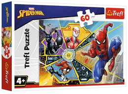Puzzle 60 SPIDERMAN W sieci 1