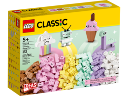 Klocki Lego Classic Kreatywne klocki pastelowymi kolorami 1