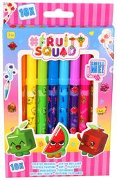 Pachnące  pisaki FRUITYSQUAD 10szt 1