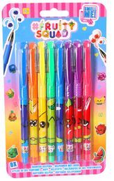 Pachnące długopisy żelowe  FRUITYSQUAD 8szt.  1